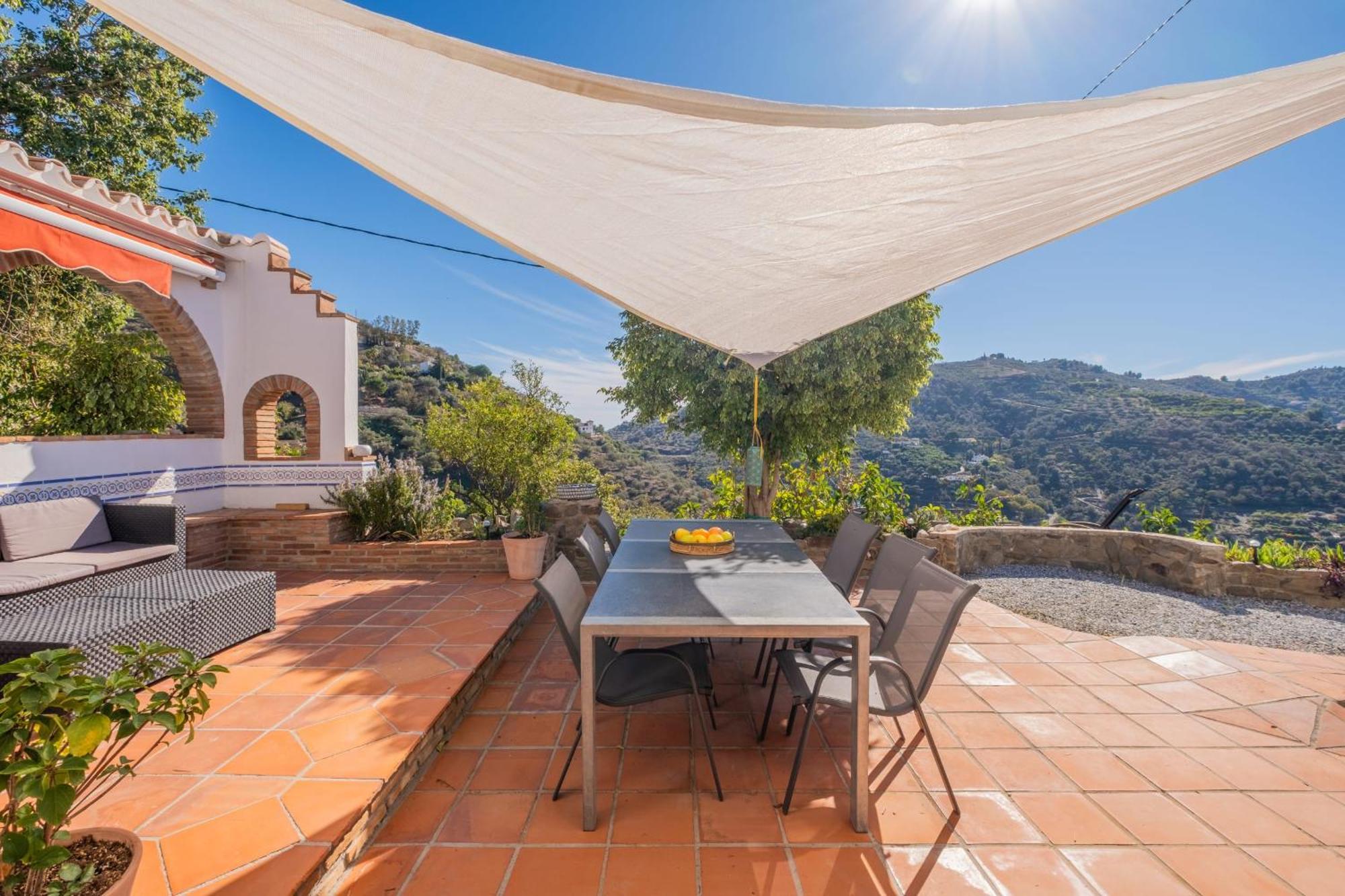 Casa La Siesta Villa With Magical View Own Pool Málaga Eksteriør billede