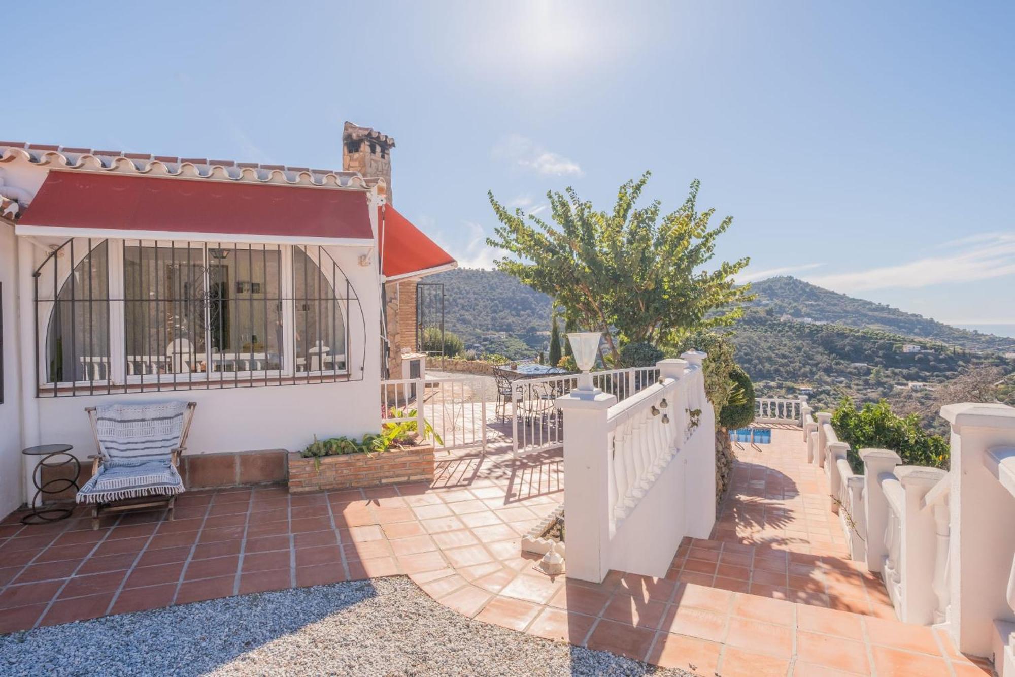Casa La Siesta Villa With Magical View Own Pool Málaga Eksteriør billede